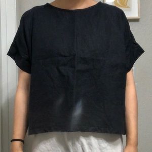 Elizabeth Suzann Georgia Tee in Midweight Linen